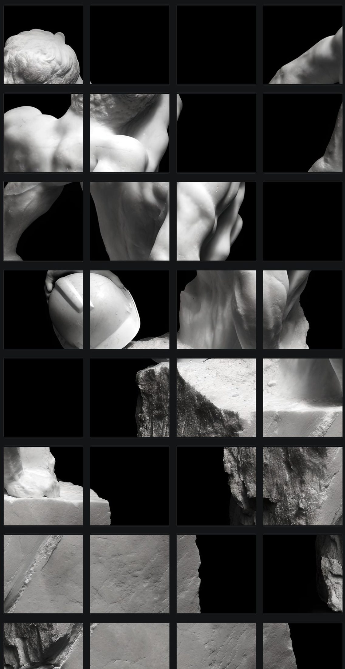 Non Finito (The Builder) fragments onchain