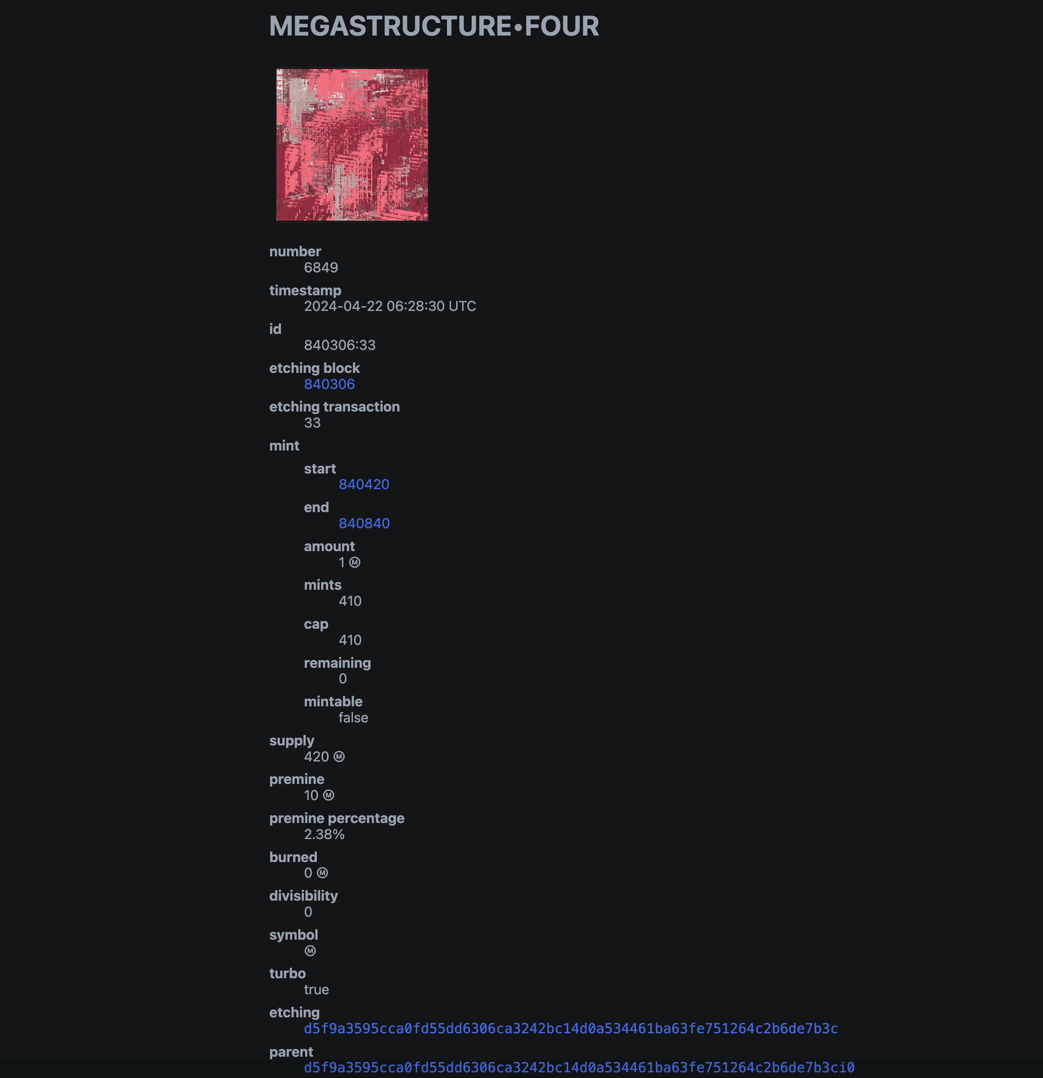 Rune #6849 metadata
